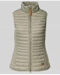 Camel Active - Regular Fit Steppweste Mit Stehkragen Und Label-Detail - Lyst