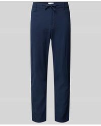 SELECTED - Slim Tapered Fit Hose mit Tunnelzug Modell 'Brody' - Lyst