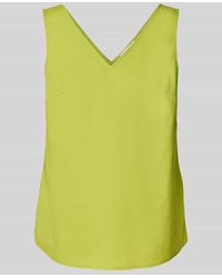 Christian Berg Women - Regular Fit Blusentop mit V-Ausschnitt - Lyst
