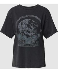 The Kooples - T-Shirt mit Label-Print - Lyst