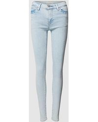 Levi's - Super Skinny Fit Jeans im 5-Pocket-Design Modell '710TM' - Lyst