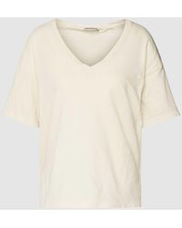 DRYKORN - T-shirt Met Afgeronde V-hals - Lyst