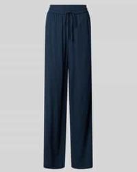 SELECTED - High Waist Broek Van Een Mix Van Viscose En Linnen - Lyst