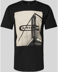 G-Star RAW - T-shirt Met Motief- En Labelprint - Lyst