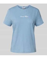 Tommy Hilfiger - Regular Fit T-Shirt Van Puur Katoen - Lyst