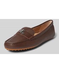 Ralph Lauren - Loafer mit Logo-Applikation Modell 'BARNSBURY' - Lyst