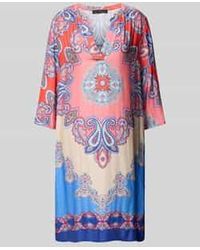 Betty Barclay - Knielange Tuniekjurk Met 3/4-mouwen - Lyst