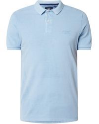 Superdry Poloshirt aus Baumwolle - Blau