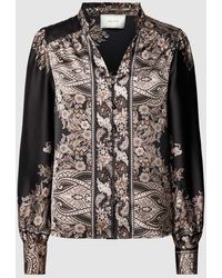 Neo Noir - Bluse mit Paisley-Muster Modell 'Massima' - Lyst