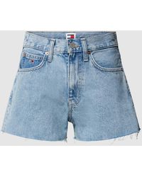 Tommy Hilfiger - Shorts mit Label-Stitching Modell 'HOT PANT' - Lyst