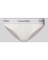 Calvin Klein - Slip mit Label-Bund Modell 'MODERN LACE' - Lyst