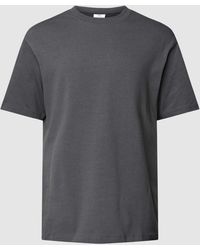 Mango - T-Shirt mit Feinripp-Optik Modell 'anouk' - Lyst