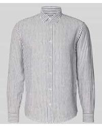 Only & Sons - Regular Fit Vrijetijdsoverhemd Van Mix Van Katoen En Linnen Model 'Caiden' - Lyst