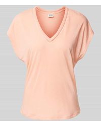 Scotch & Soda - T-Shirt mit V-Ausschnitt - Lyst