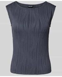 Pieces - Slim Fit Top Met Structuurmotief - Lyst