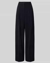 Cambio - Wide Leg Stoffen Broek Met Bandplooien, Model 'Anny' - Lyst