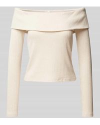ONLY - Regular Fit Langarmshirt Mit Viskose Modell 'Piper' - Lyst