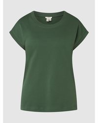 Esprit T-Shirt mit angeschnittenen Ärmeln - Grün