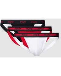 HUGO - Suspensoir Met Elastische Logoband - Lyst