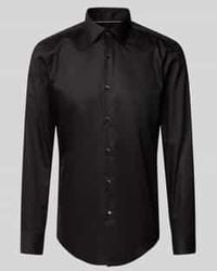 BOSS - Slim Fit Zakelijk Overhemd Met Kentkraag - Lyst