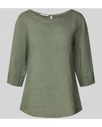ZABAIONE - Loose Fit Blusenshirt aus reinem Leinen - Lyst
