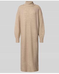 Pieces - Oversized Strickkleid mit Wollanteil Modell 'MALOU' - Lyst