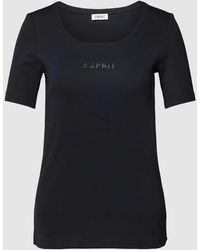 Esprit - T-Shirt mit Label-Detail - Lyst