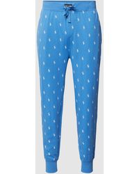 Polo Ralph Lauren - Sweatpants mit Allover-Logo-Muster Modell 'LIQUID COTTON' - Lyst