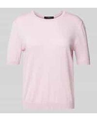Weekend by Maxmara - Gebreid Shirt Met Ronde Hals - Lyst
