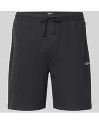 BOSS - Korte Regular Fit Broek Met Structuurmotief - Lyst