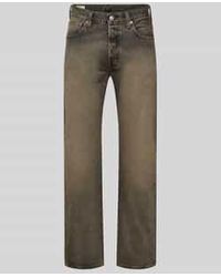 Levi's - Straight Fit Jeans Van Puur Katoen Model '501 Original' - Lyst
