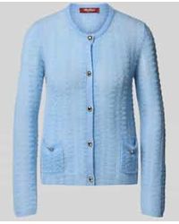 Max Mara - Regular Fit Gebreid Jack Van Een Mix Van Mohair En Wol, Model 'Golia' - Lyst