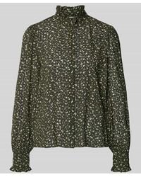 MSCH Copenhagen - Relaxed Fit Bluse mit Stehkragen Modell 'Kaylen Oceanna' - Lyst