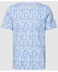 adidas - T-Shirt aus Baumwolle mit Allover-Print - Lyst