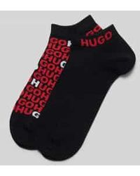 HUGO - Sneakersokken Met Labeldetail - Lyst