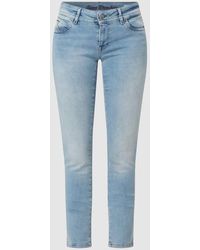 Blue Monkey - Slim Fit Jeans Mit Stretch-Anteil Modell 'Laura' - Lyst