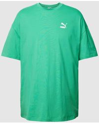 PUMA - Oversized T-Shirt mit Label-Print Modell 'CLASSICS' - Lyst