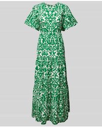 Y.A.S - Maxikleid mit Allover-Muster Modell 'GREENA' - Lyst