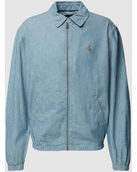 Polo Ralph Lauren - Hemdjacke im Denim-Look mit Reißverschluss - Lyst