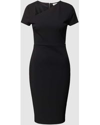 Calvin Klein - Knielanges Kleid mit Label-Detail Modell 'SCUBA CREPE' - Lyst