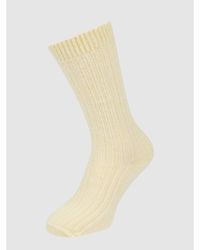 Mango Socken mit Woll-Anteil Modell 'Sweety' - Gelb