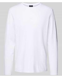 Strellson - Longsleeve Mit Geripptem Rundhalsausschnitt Modell 'Colin' - Lyst