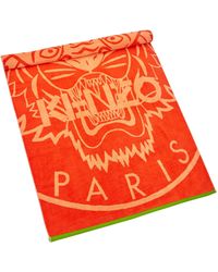 KENZO Strandtuch aus Frottee Modell 'Newtiger'