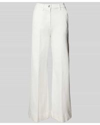 Stefanel - Wide Leg Jeans mit Eingrifftaschen - Lyst