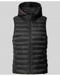 Tommy Hilfiger - Regular Fit Steppweste Mit Kapuze - Lyst