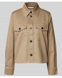 Marc O' Polo - Boxy Fit Overshirt aus Bio-Baumwoll-Lyocell-Mix - Lyst