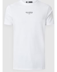 en slaapmode Karl Lagerfeld Katoen T-shirt Met Logoprint in het Zwart voor heren Heren Kleding voor voor Nacht 