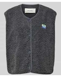 American Vintage - Gilet Met Labelpatch - Lyst