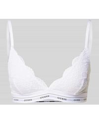 Guess - Triangel-Bh Mit Spitzenbesatz Modell 'Jane' - Lyst