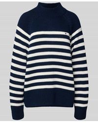 Tommy Hilfiger - Loose Fit Strickpullover aus reiner Baumwolle - Lyst